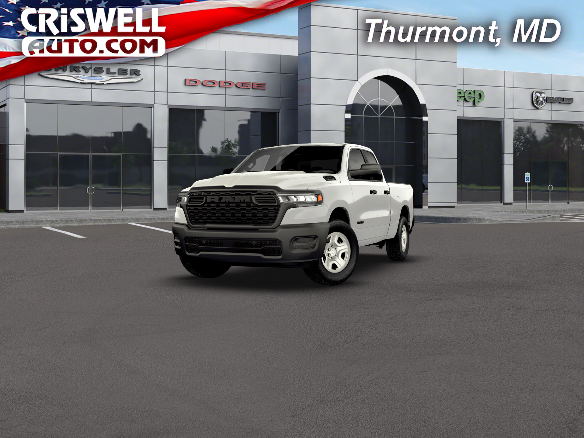 2026 RAM Ram 1500 RAM 1500 TRADESMAN QUAD CAB 4X4 6'4' BOX