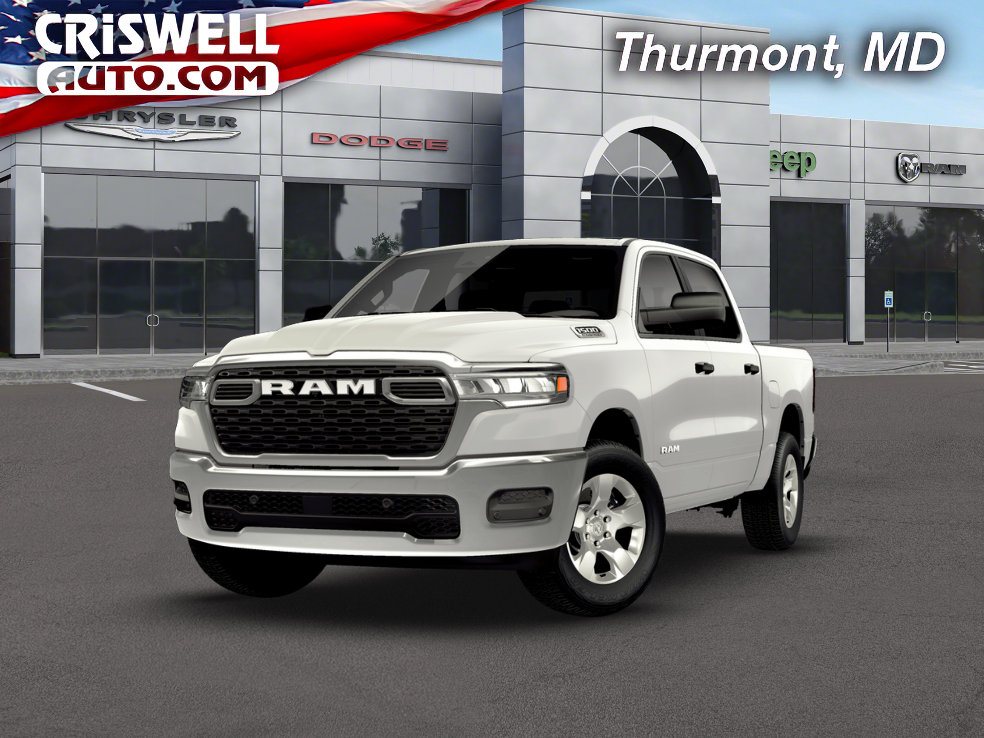 2026 RAM Ram 1500 RAM 1500 TRADESMAN CREW CAB 4X4 5'7' BOX