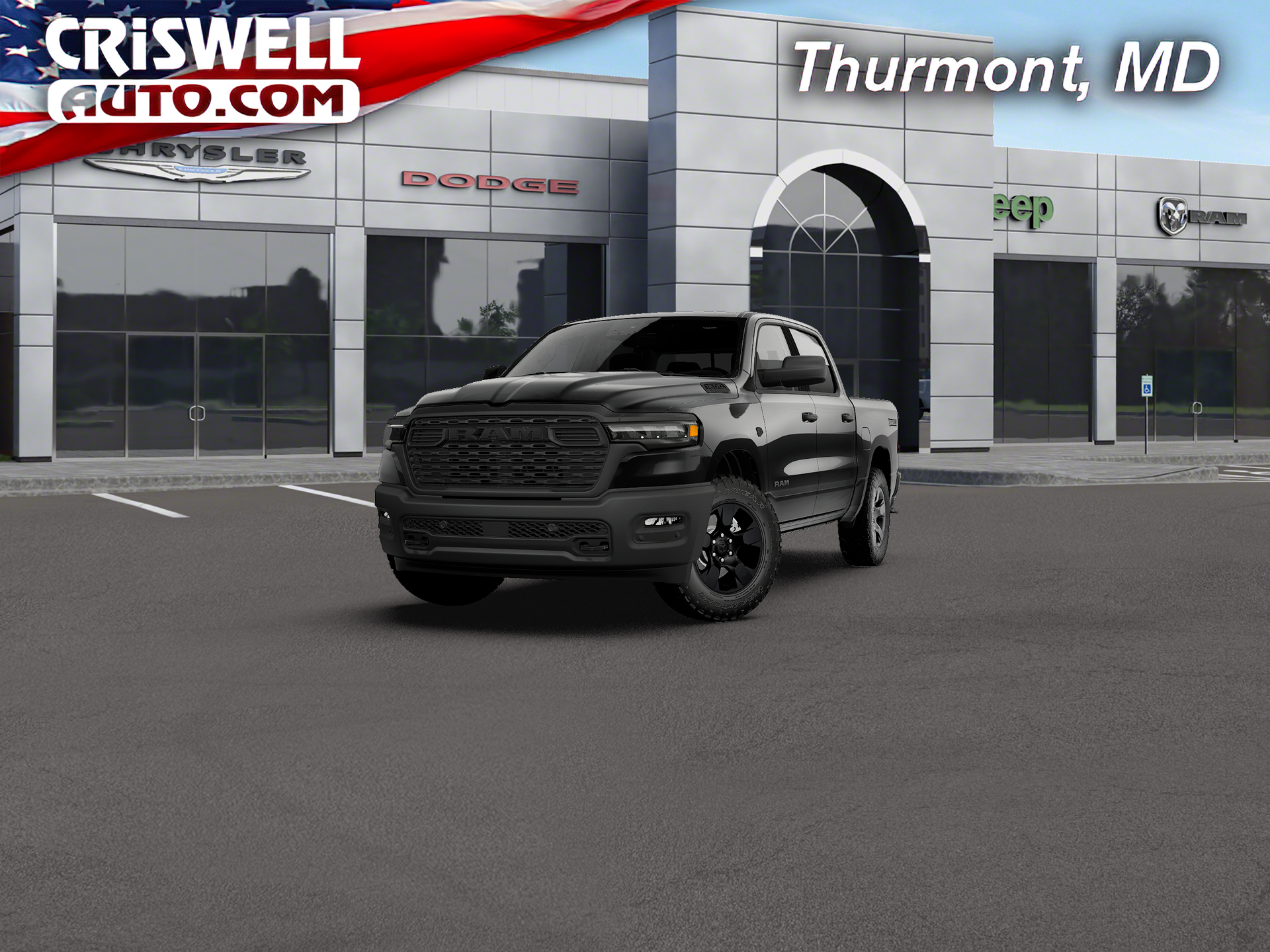 2027 RAM Ram 1500 RAM 1500 WARLOCK CREW CAB 4X4 5'7' BOX
