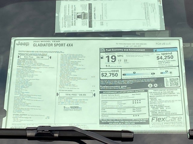 2025 Jeep Gladiator GLADIATOR HIGH TIDE 4X4