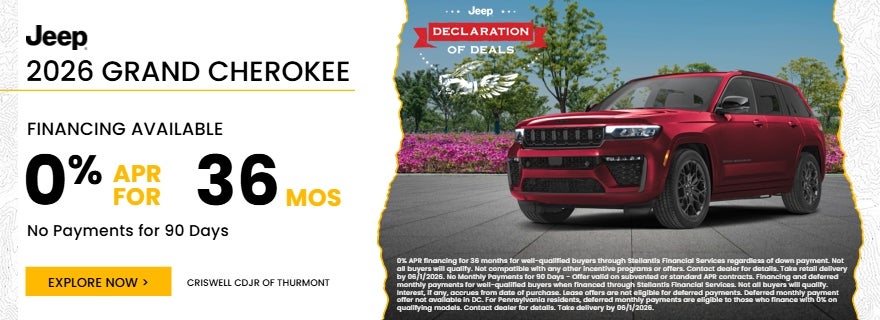 2026 Jeep Grand Cherokee APR Homepage Banner Mobile