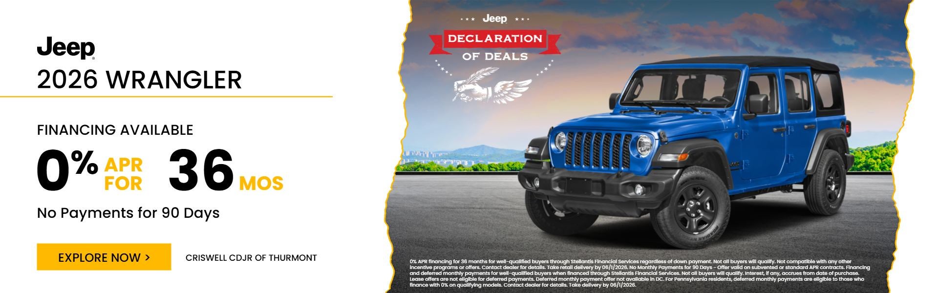 2026 Jeep Wrangler APR Homepage Banner Desktop