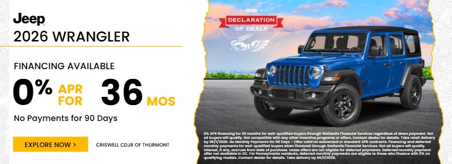 2026 Jeep Wrangler APR Homepage Banner Mobile