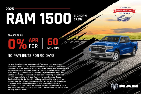 2026 Ram 1500 Bighorn Crew