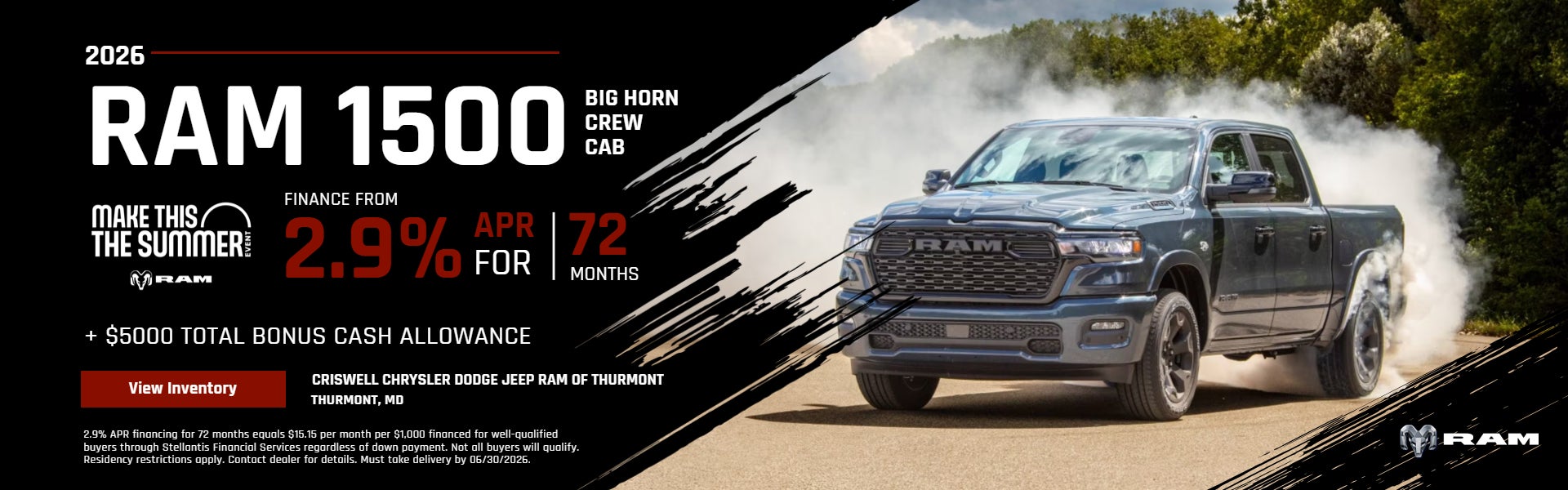 2026 RAM 1500 Big Horn Crew Cab
