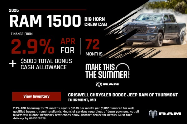 2026 RAM 1500 Big Horn Crew Cab